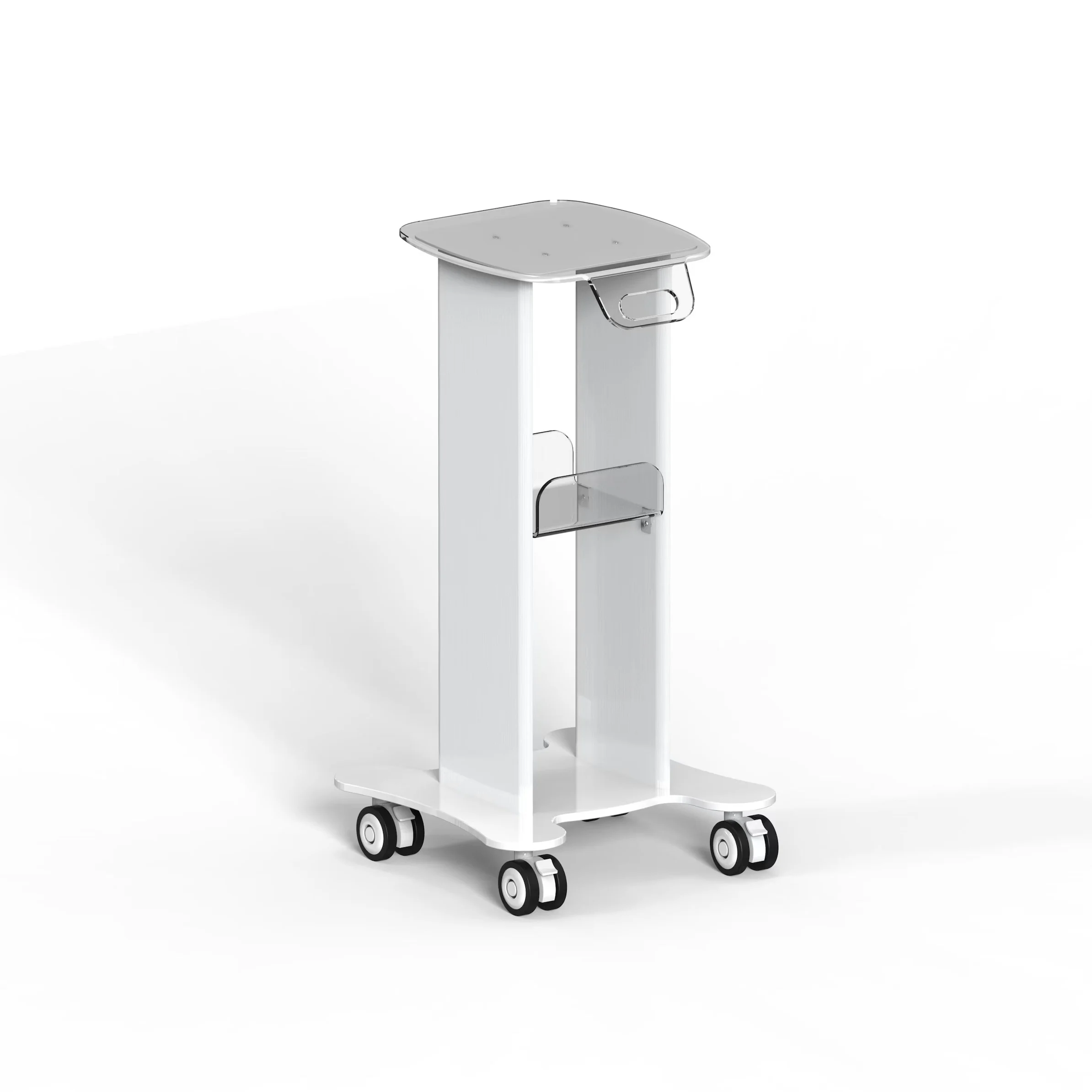 

Portable Beauty Device Trolley Tool Acrylic Cart Beauty Instrument Accessories