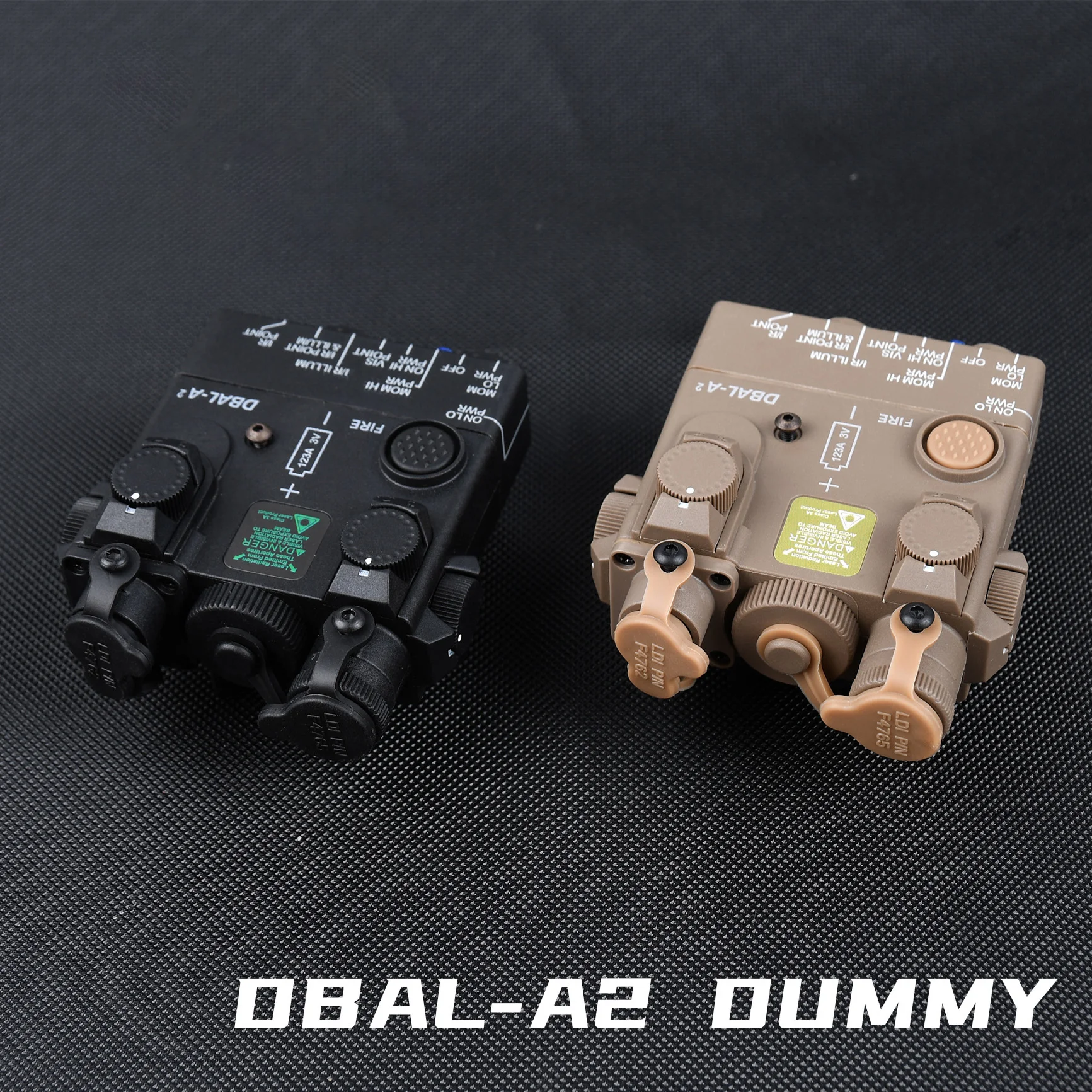 Speelgoedpistool Tactische DBAL A2 Dummy Laser Box Geen Functie Batterij Case Fit 20mm Picatinny Rail Airsoft Wapen Laser model