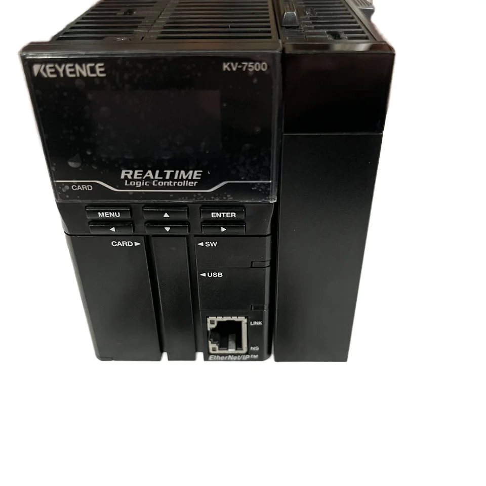 100% Original and Brand New KEYENCE KV-7500 PLC with 220V Operating Voltage Industrial Programmable Logic Controller Module