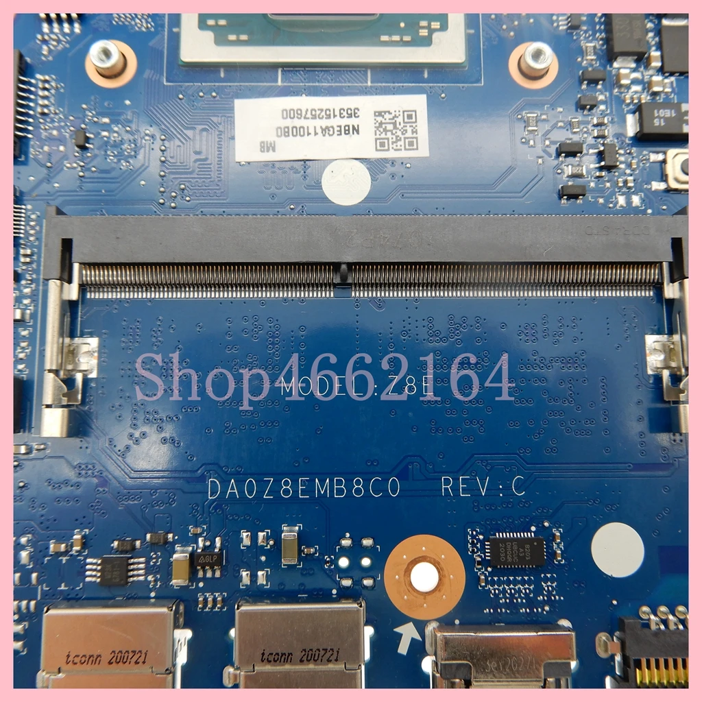 Imagem -06 - Placa-mãe Portátil para Acer Aspire Da0z8emb8c0 An3050u R33250u R5-3500u Cpu 0gb 4gb de Ram V2g Gpu A31422 A315-23