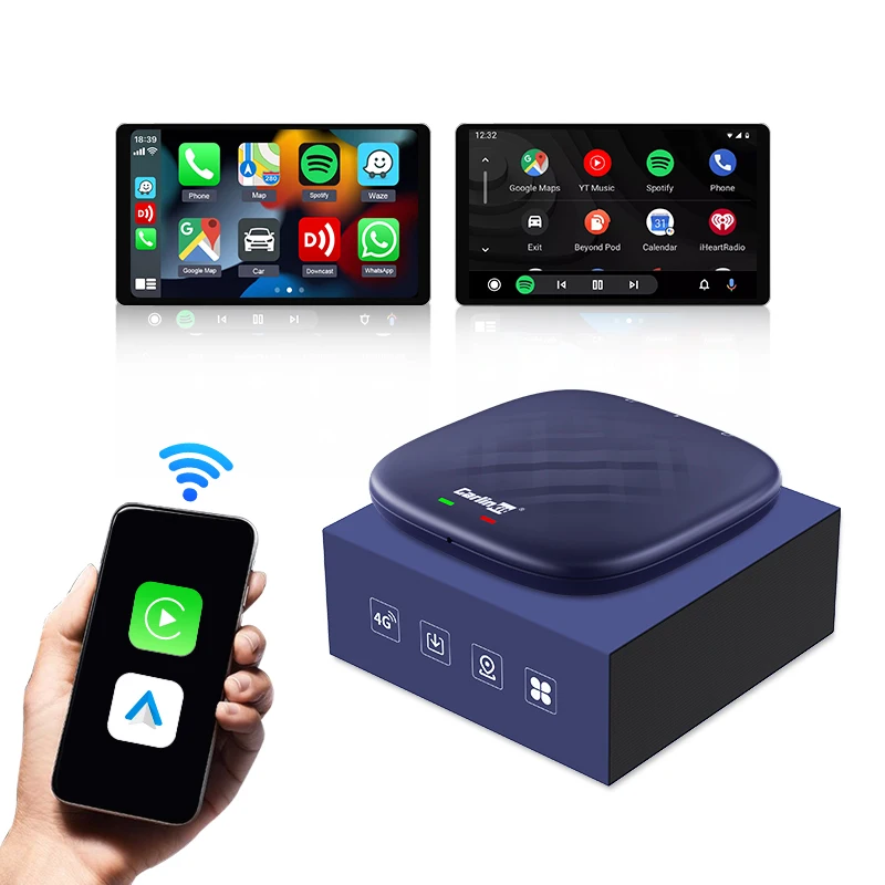 Новинка: 4G + 64G Android 13 Car Play Ai Box с поддержкой Android Auto и Carplay, мультимедийная система для Японии
