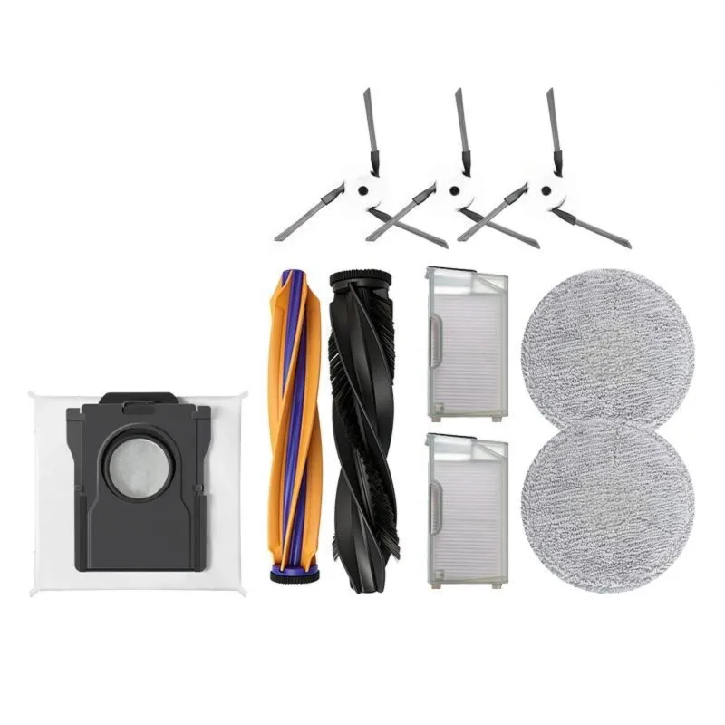 

AC39-Аксессуары для робота-пылесоса DREAME X60 Max ULTRA: основная щетка, боковая щетка, фильтр, тряпка для уборки, мешок для пыли, 9 шт.