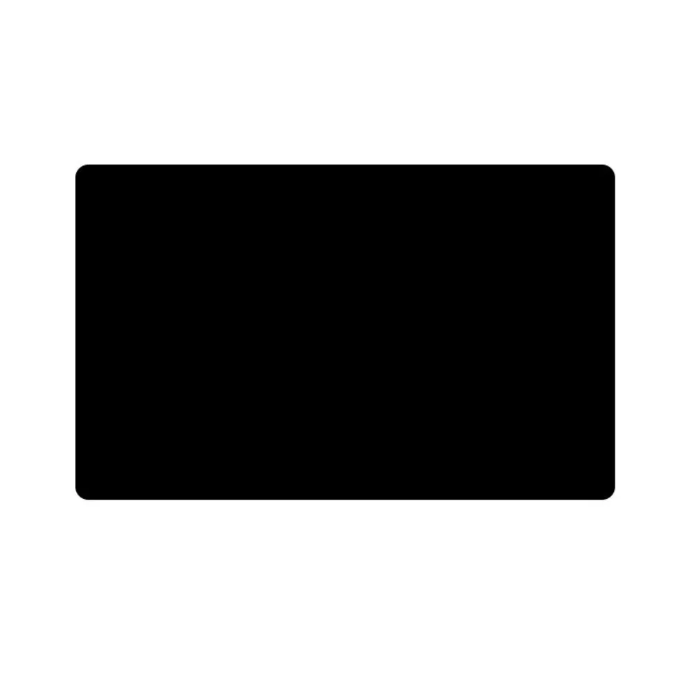 300 pcs/set Portable Aluminium Business Card 86 54mm Engraving Area 0.2mm Thickness Blank Business Card Black Color DIY