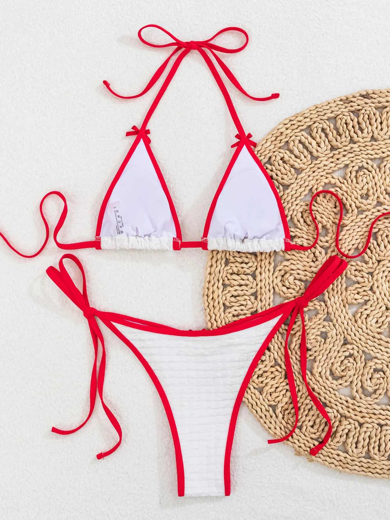 2026 été femmes Micro Bikini ensemble Sexy licou à lacets maillots de bain Push Up string Trikini dos nu maillot de bain maillot de bain Monokini