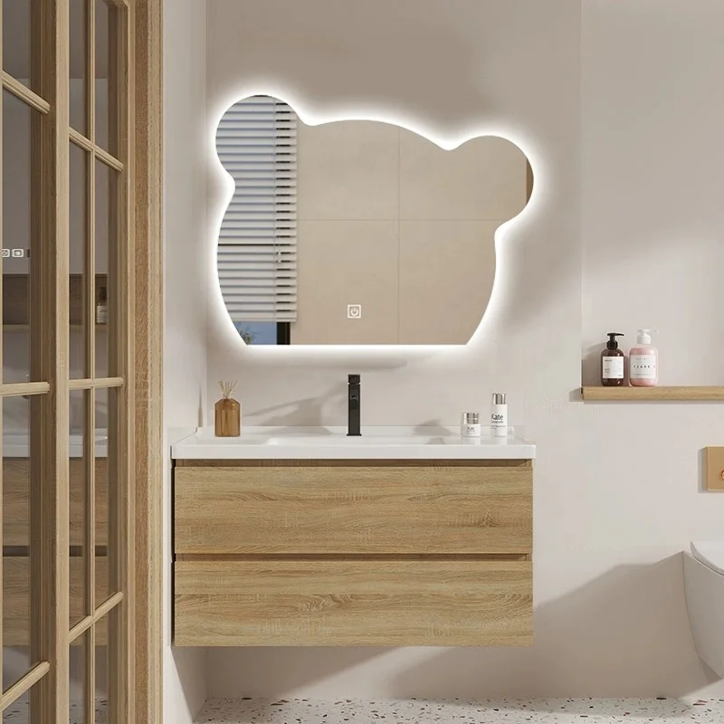 Modern Bathroom Vanities Set with Sink Mirror Cabinet Vanity for Your Bathroom Decor