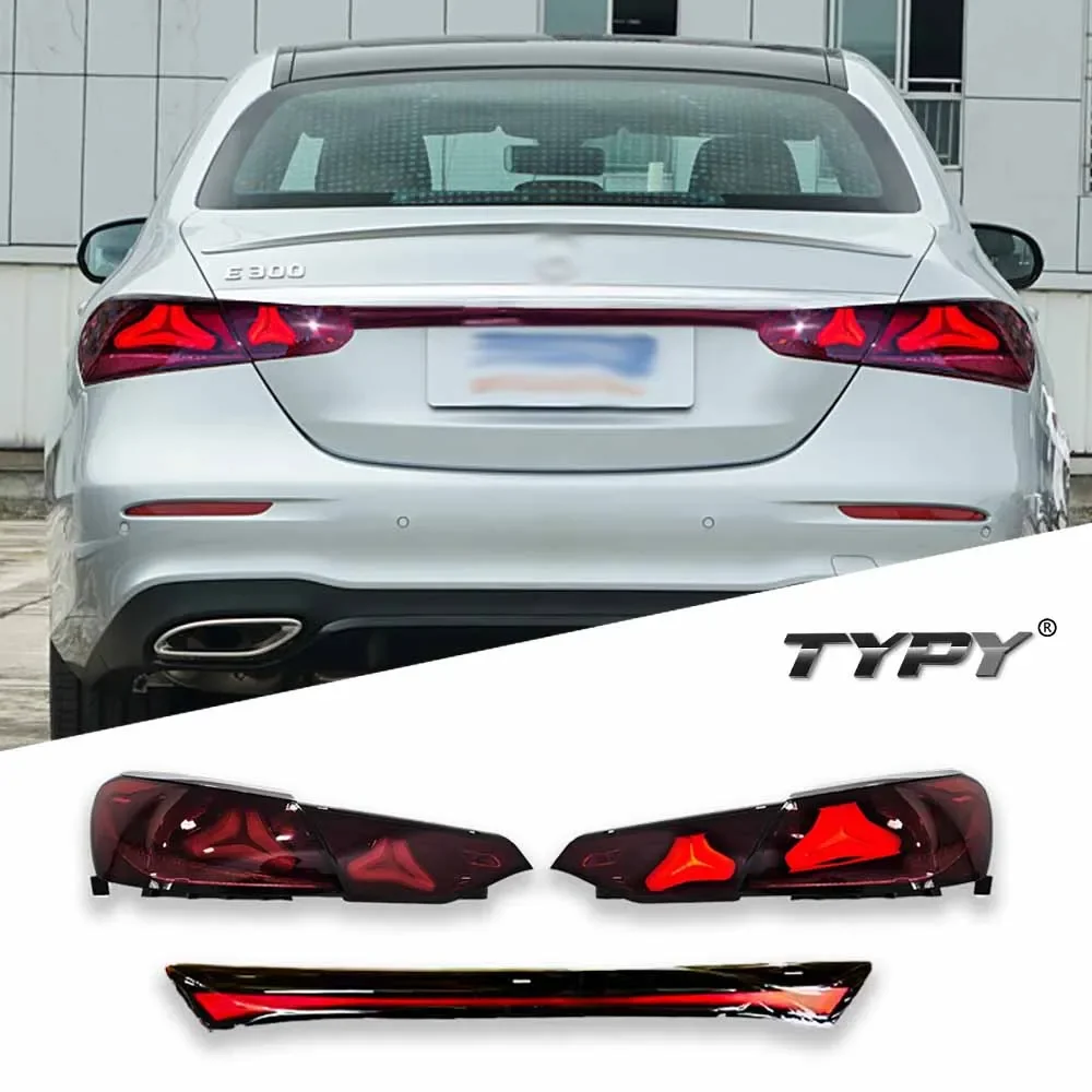 Car For Benz E Class W213 Taillight 2021-2023 Upgrade Modified to New DRL Dynamic Turn Signal LED Taillight Auto Accessories