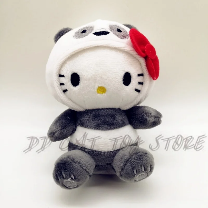 Sanurgente-Jouet en peluche Anime Hello Kitty, Kt Cos, Ours brun, Ours blanc, KrasnoCute Soft Stuffed Butter Pendant, Key EquiGifts for Kids, 10cm