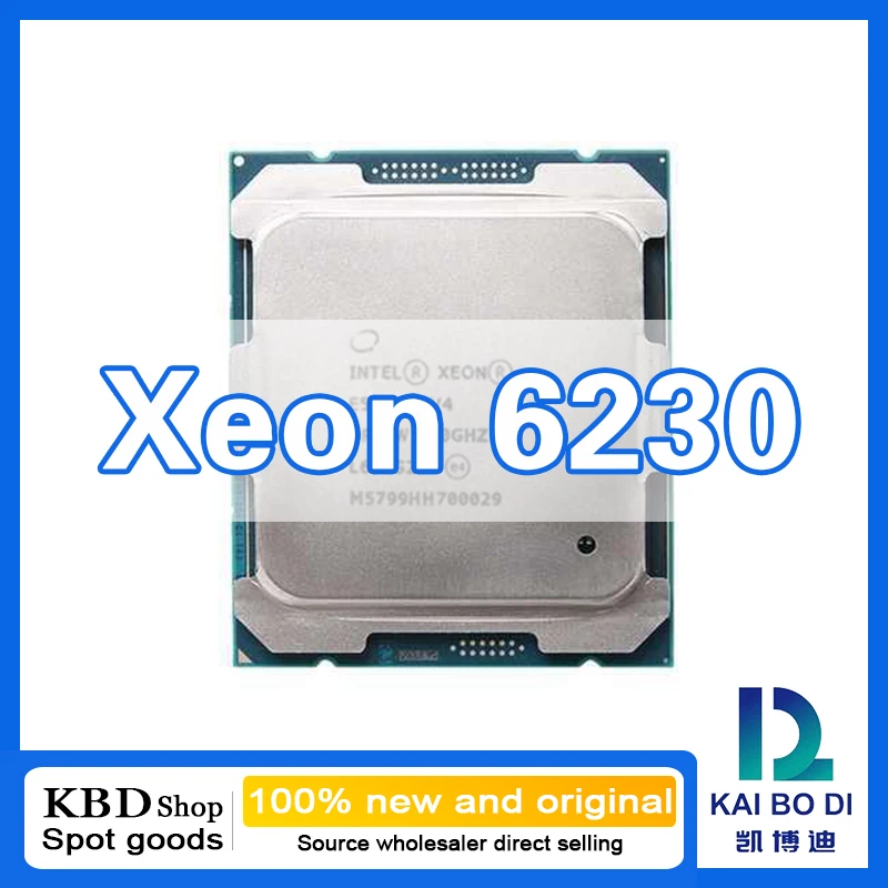 Xeon Gold 6230 CPU 20 Cores 40 Threads 2.10GHz 100%NEW and ORIGINAL CPU Central Processor Unit