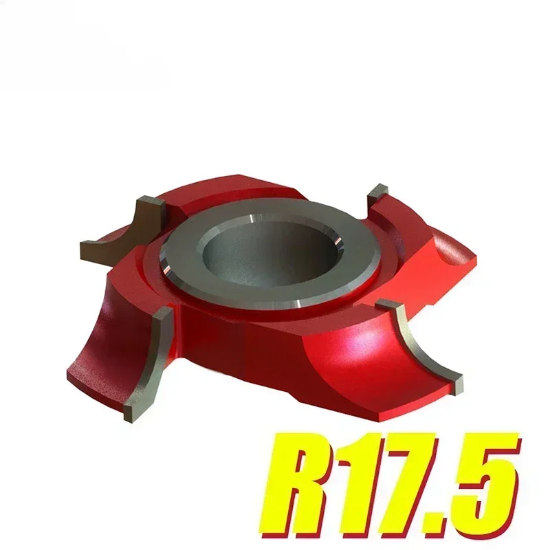 Customized 4 Tooth 6 Tooth Wood Cutting Concave Radius Milling Cutter 1/4'' Corner Rounding End Mills For Woodworking