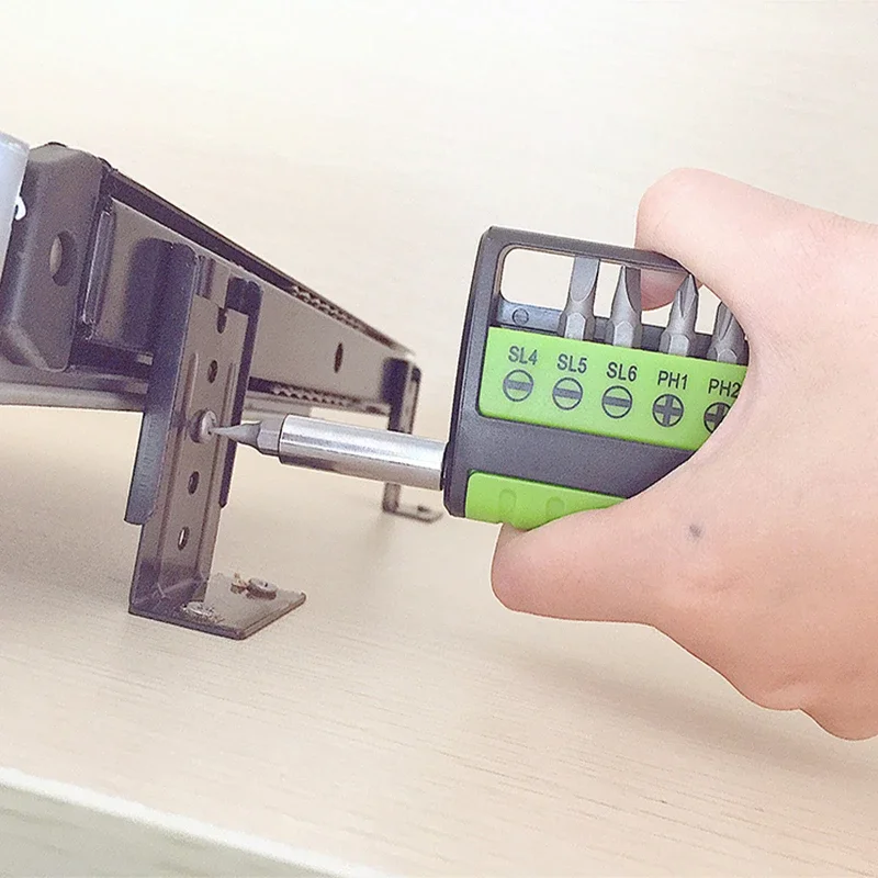 Conjunto de chave de fenda de precisão 8 em 1, ferramentas de reparo para iphone, pc, laptop, faça você mesmo, brocas hexagonais phillips com fenda magnética, kit de ferramentas manuais