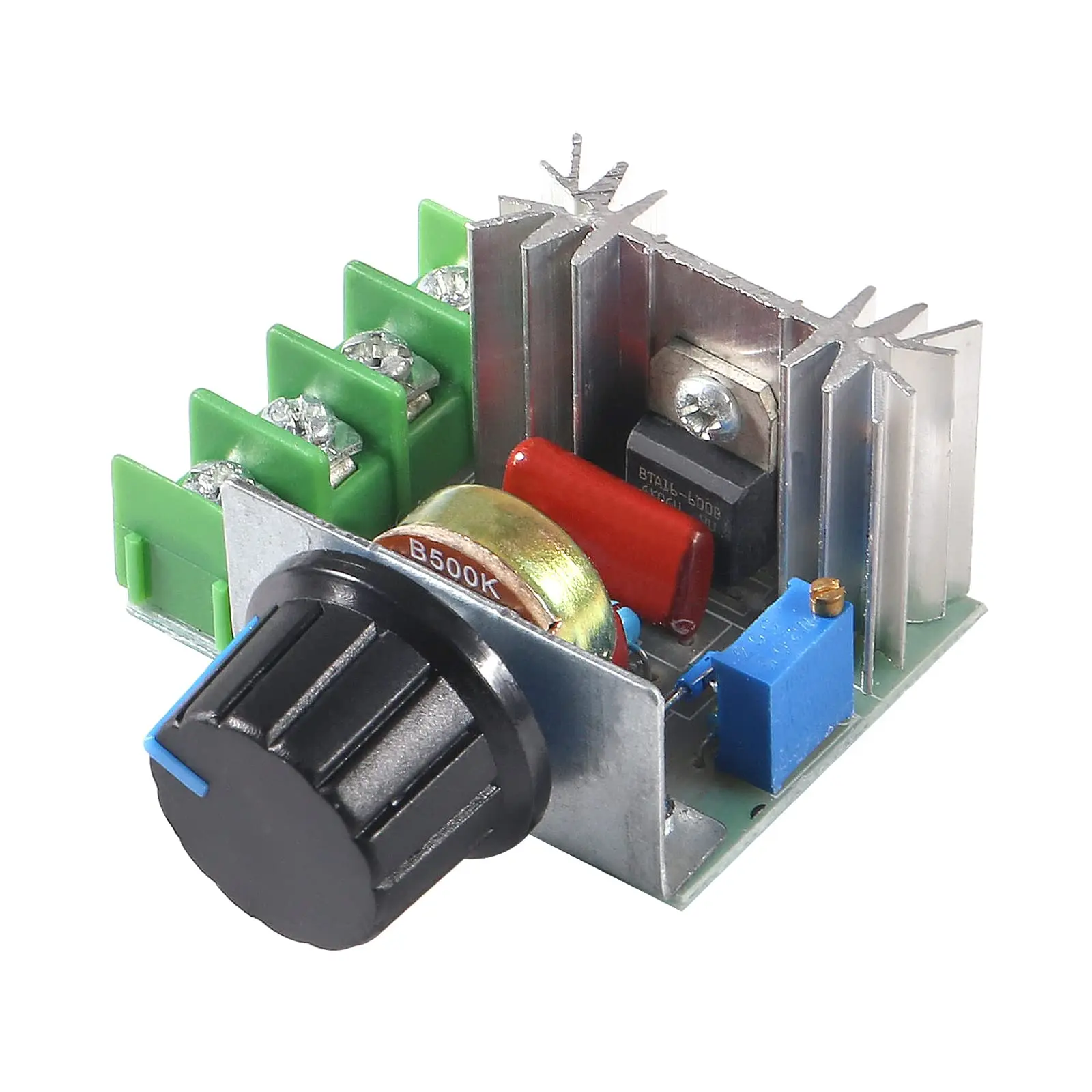 1pc AC 50-220V Dimmer Voltage Regulator 2000W SCR Power Regulator Motor Speed Controller Home Improved Regulator 2000W