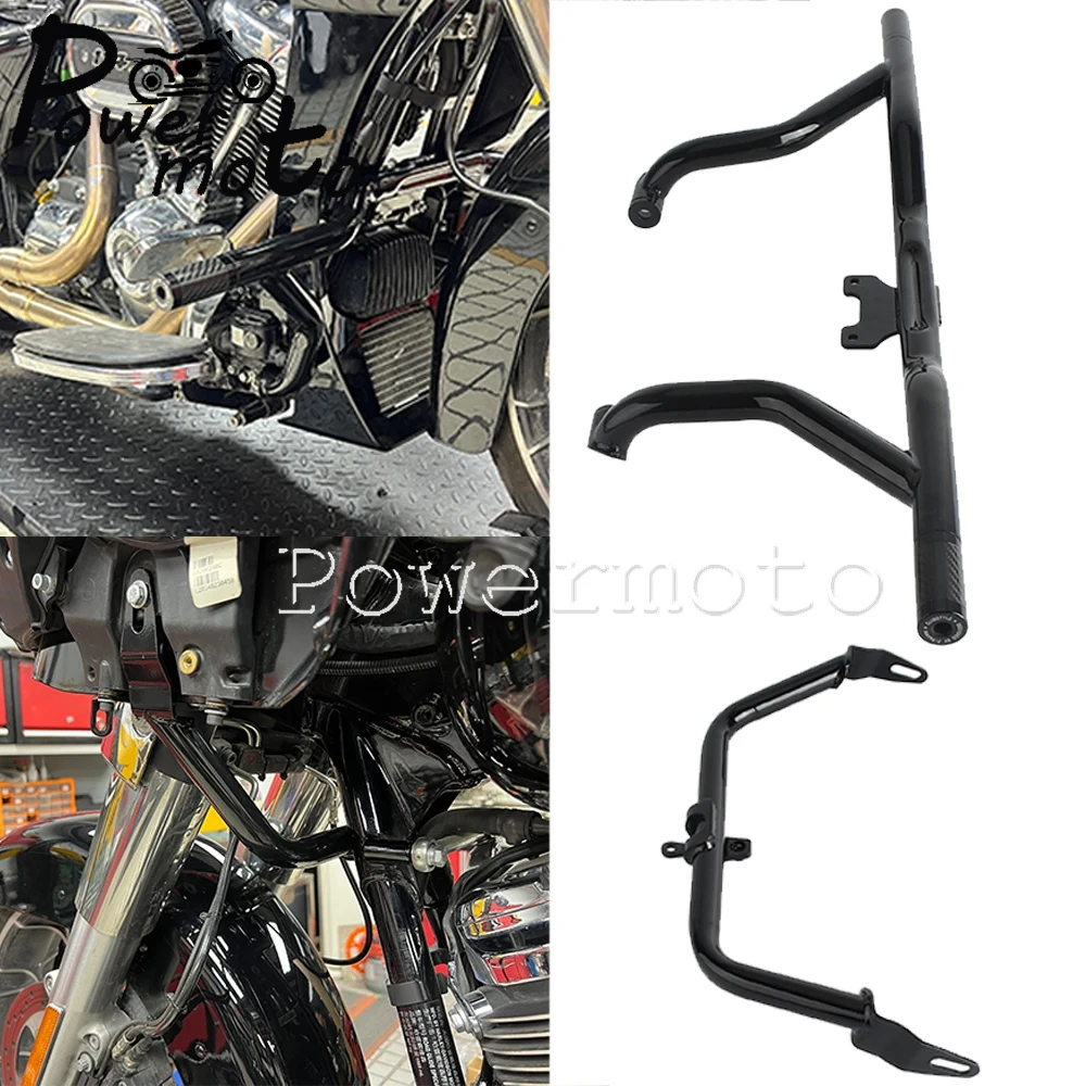 

#49000117A Fairing Support Bracket Kit Holder Motorbike Crash Bar For Harley Touring Road Glide Special Custom Limited Ultra CVO