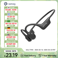 Sanag B21S True Bone Conduction Bluetooth 5.4 Earphone AAC HiFi Powerful Bass Headphones Sport Earbuds Running Wireless Headset