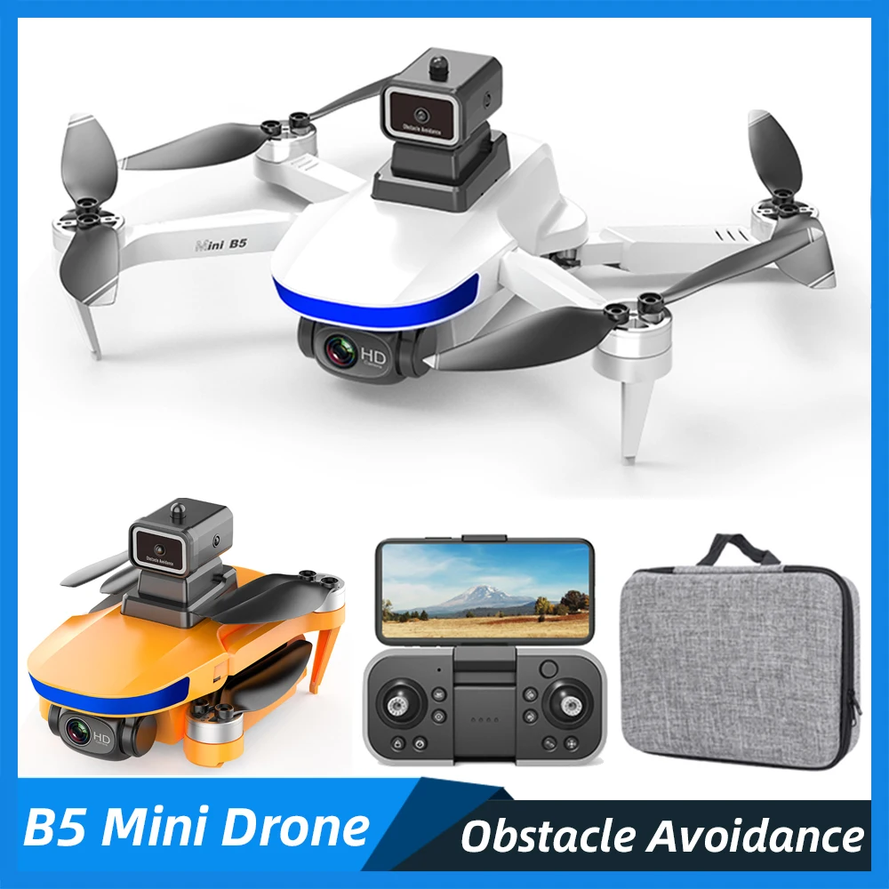 B5 Mini Drone with Camera 4K GPS Professional Obstacle Avoidance 5G Wifi RC Quadcopter Brushless Motor Folding Dron Toy Gift