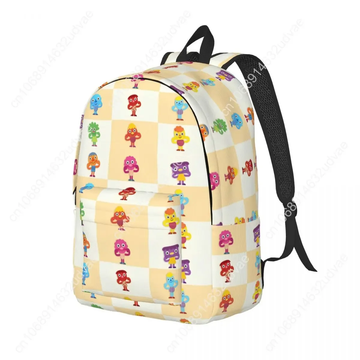 Noodle & Pals Micro Super Simple Backpack Student Work Daypack Nursery Rhymes Songs Laptop Computer Canvas Bags Lightweight