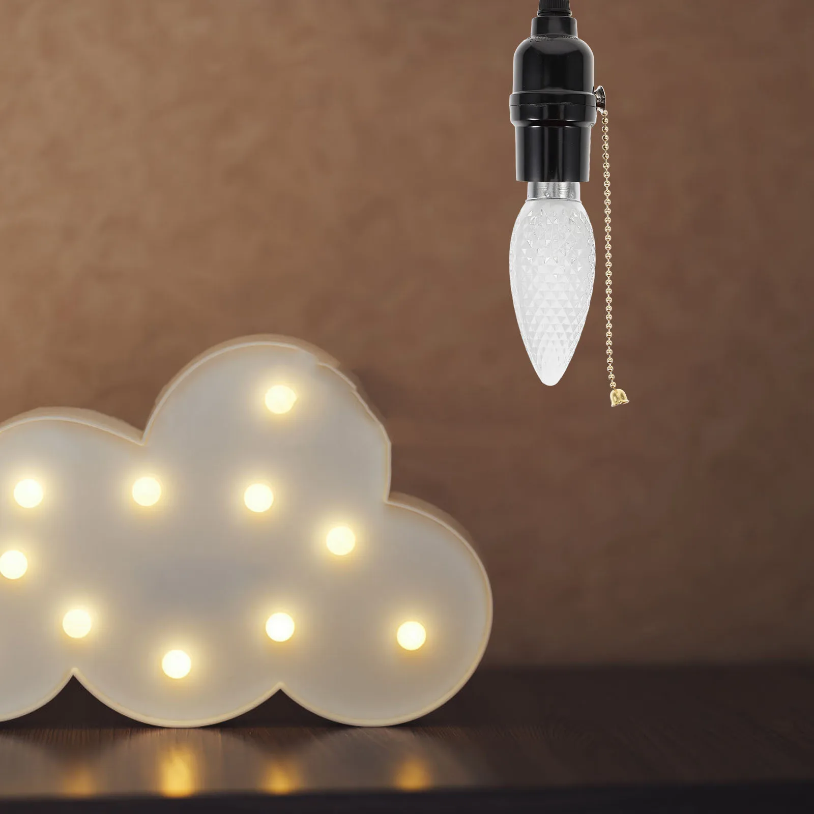 

2Pcs LED Bulbs with Pattern Texture E14 Base Christmas Lights for Home Decor Festive Holiday Ambience Colored Smd Bulbs