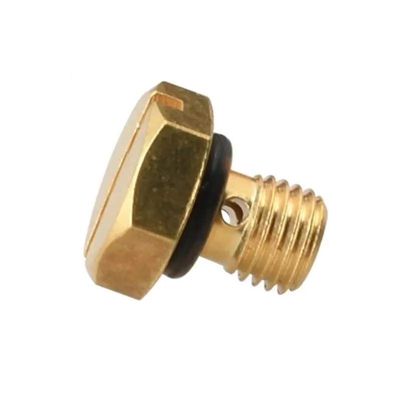 ABXN-For Yamaha Carburetor Float Bowl Drain Screw With O-Ring 6H3-14992 2T 40/50/60/75/90P CV40 Boat Engine 93210-04230