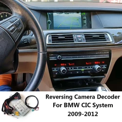 Interface da Câmera do Carro para BMW CIC 2009-2012, X1, X5, X6, 3, 5, 6, Série 7, Mini Sistema de Estacionamento, Câmera de Visão Traseira Retrofit 360, E60, E90, 360 °, E70