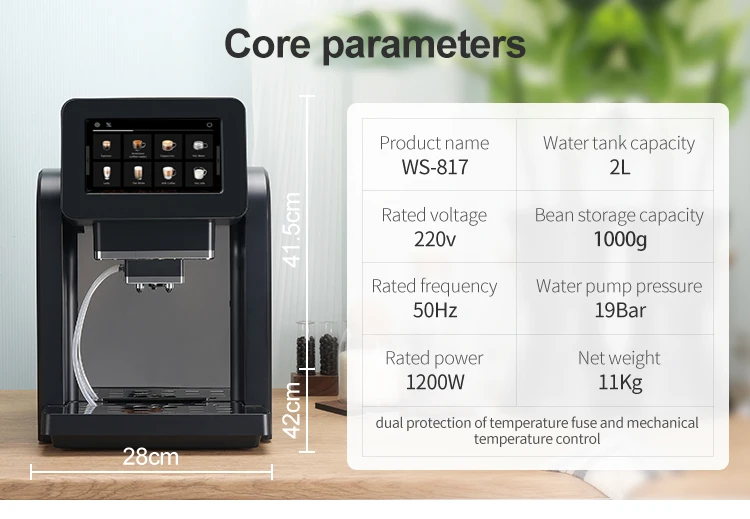 

Кофеварка для капучино, латте, коммерческая полностью автоматическая торговая кофемашина для эспрессо для бизнеса
