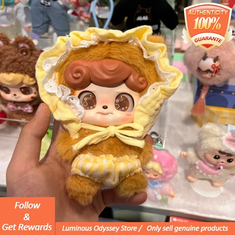 ของแท้ Q Bao V2 Q. เด็ก Fairy Tale Mood Fluffy Monster Series กล่องตาบอดกระเป๋าจี้ตุ๊กตาน่ารักตุ๊กตาสาวของขวัญ Mystery กล่อง