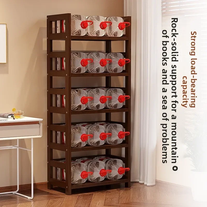 Internet Celebrity Nanzhu Household Small Multi-layer Bookcase Floor Bookshelf Shelf Book Storage Rack