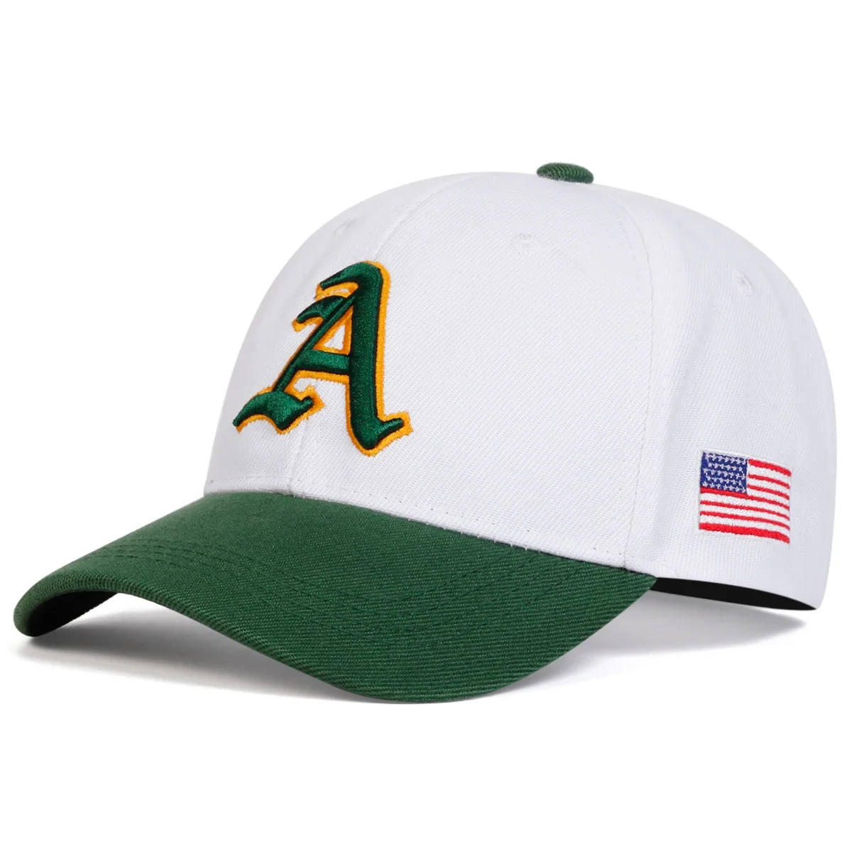 للجنسين القوطية رسالة جانب العلم الأمريكي التطريز قبعات البيسبول ربيع الخريف في الهواء الطلق قابل للتعديل قبعات عادية قبعة واقية من الشمس