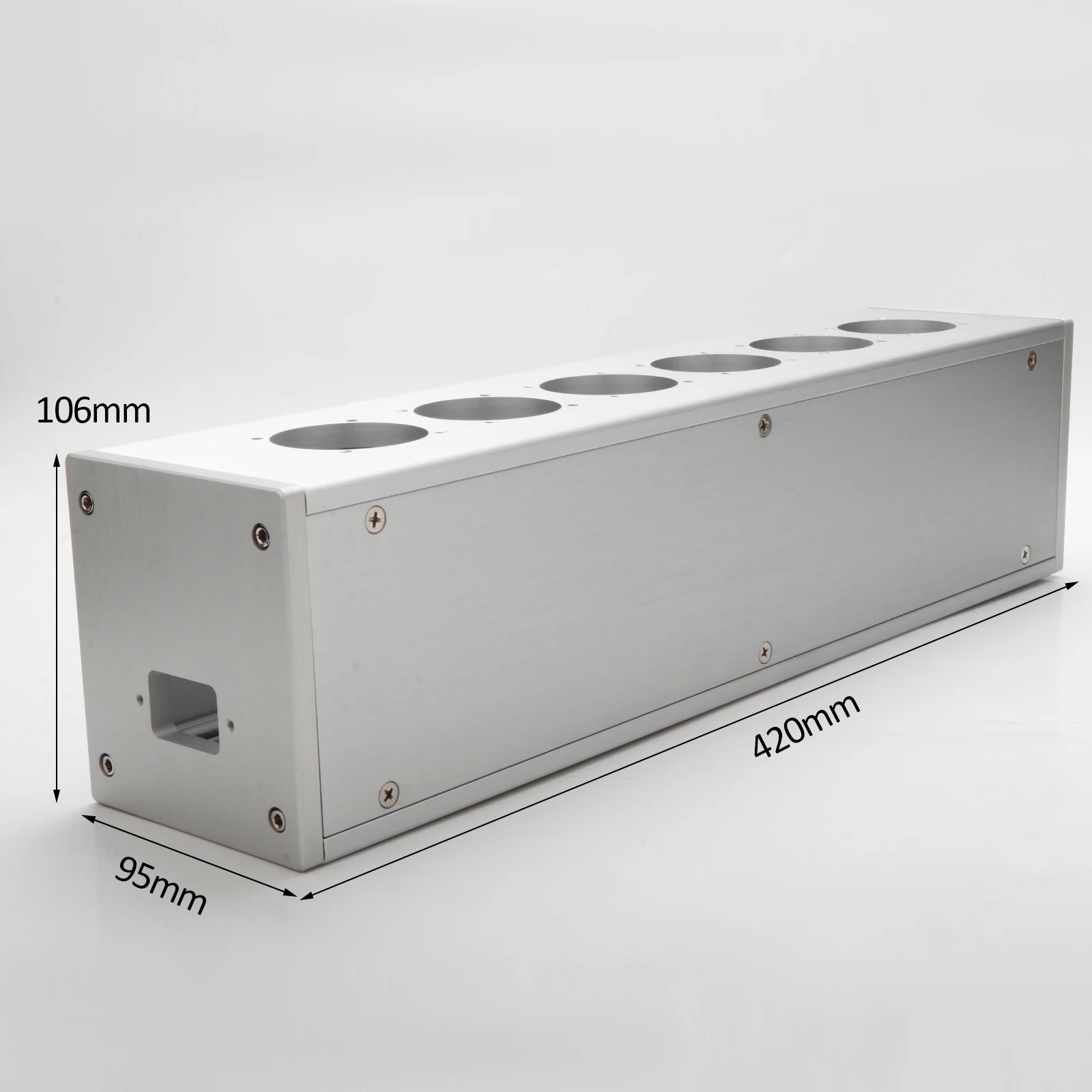 High Quality Preffair Aluminum European Standard Socket AC Power Filter Housing HiFi Audio Power Filter Housing VE95