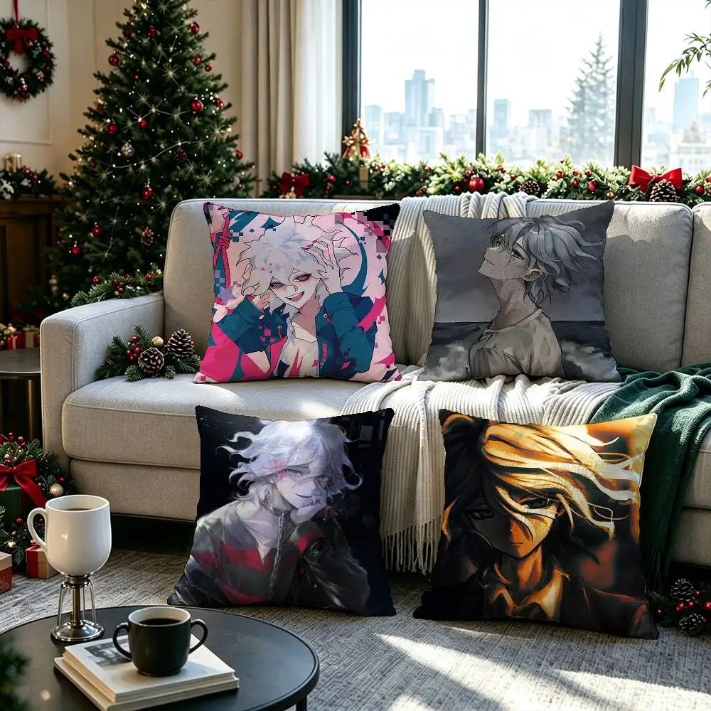 Danganronpa Nagito Komaeda  Pillow cover gift High definition digital printing,Surprise  vivid pattern Household.