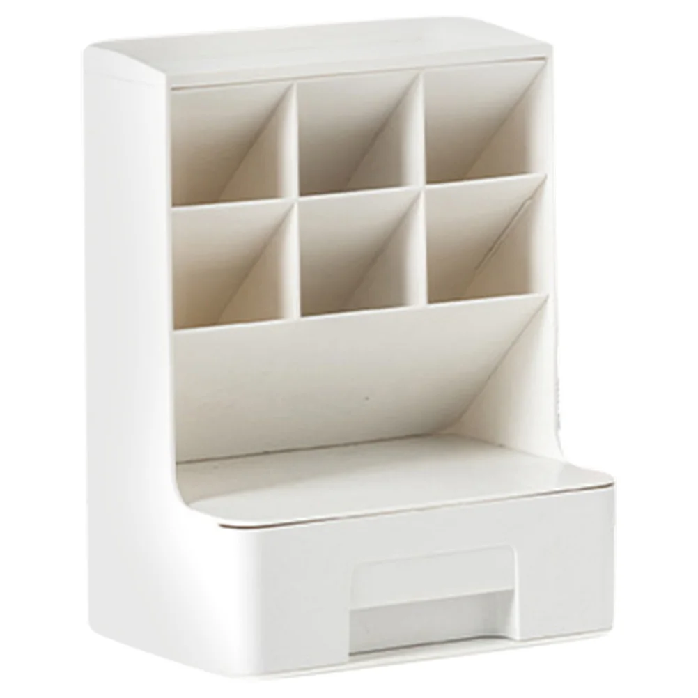 

Desktop Pen Marker Desk Pen ganizer Storage Box Plastic Compartment ganizer for Office Desk Stationery Multi Functional