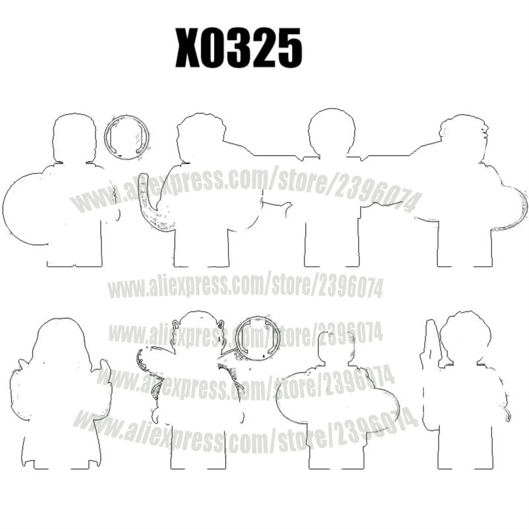 

Action Figures Building Blocks Series X0325 XH1816 XH1817 XH1818 XH1819 Best Gift for Boys Girls Birthday & Holidays Toys