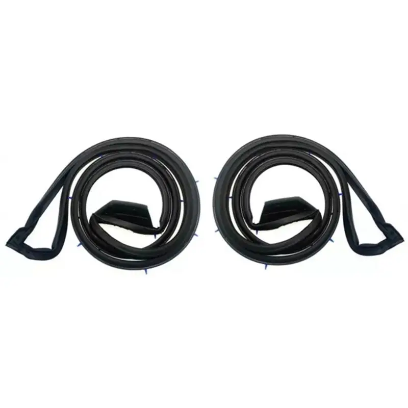 

AC54-Car Front Left+Right Door Weatherstrip Seal 80830-3RA0A-A11 80831-3RA0A-A11 For Nissan Sentra 2013-2018 Rubber Door Seal