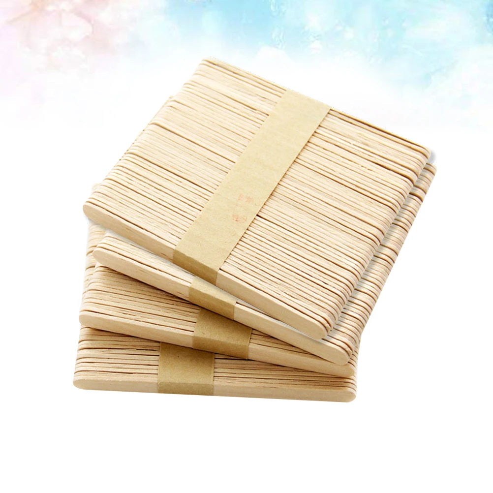 

50pcs Creative Wooden Puzzle Insert Materials Colored Diy Craft Sticks Smooth Wood Popsicle Sticks For Classroom Camp Party