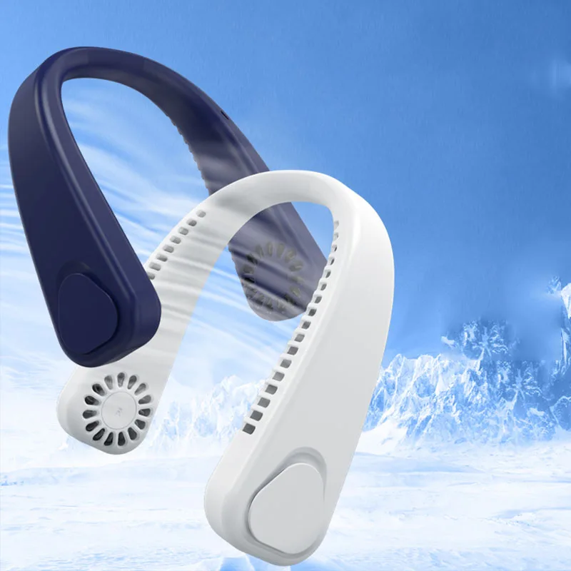 

USB Rechargeable Cooling Sports Fan, Portable Hanging Neck Fan, High Quality