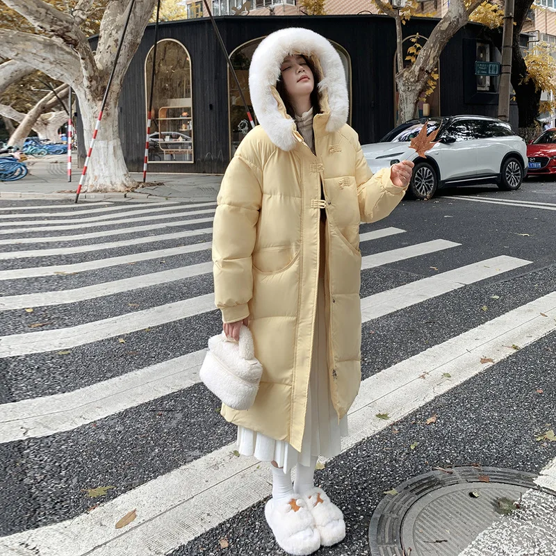 Women Parkas Hooded Zipper Thick Jackets Thick Casual Full Sleeve Solid Long Coats Pockets Elegant Jacket Casual Autumn Winter