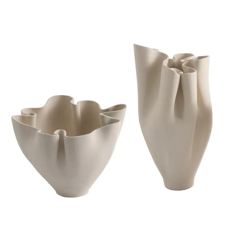 3D printing ceramic vase art decoration simple modern model room sales office desktop flower ornament