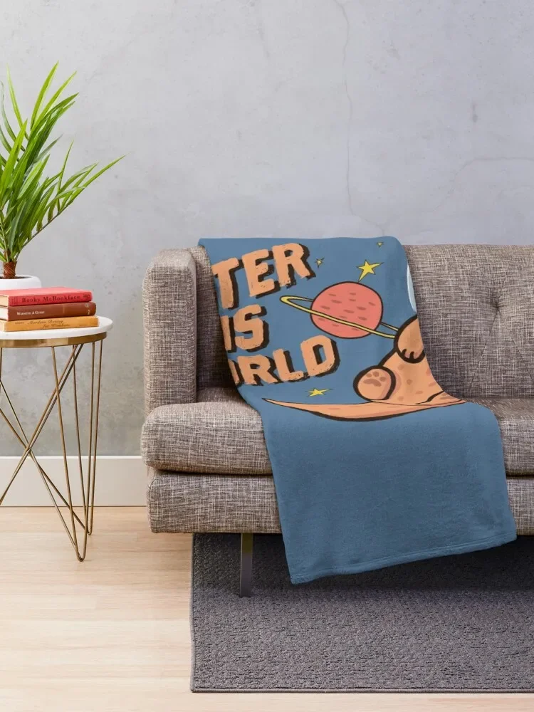 Otter this world Throw Blanket Soft Big Decorative Sofa Hairys halloween Blankets