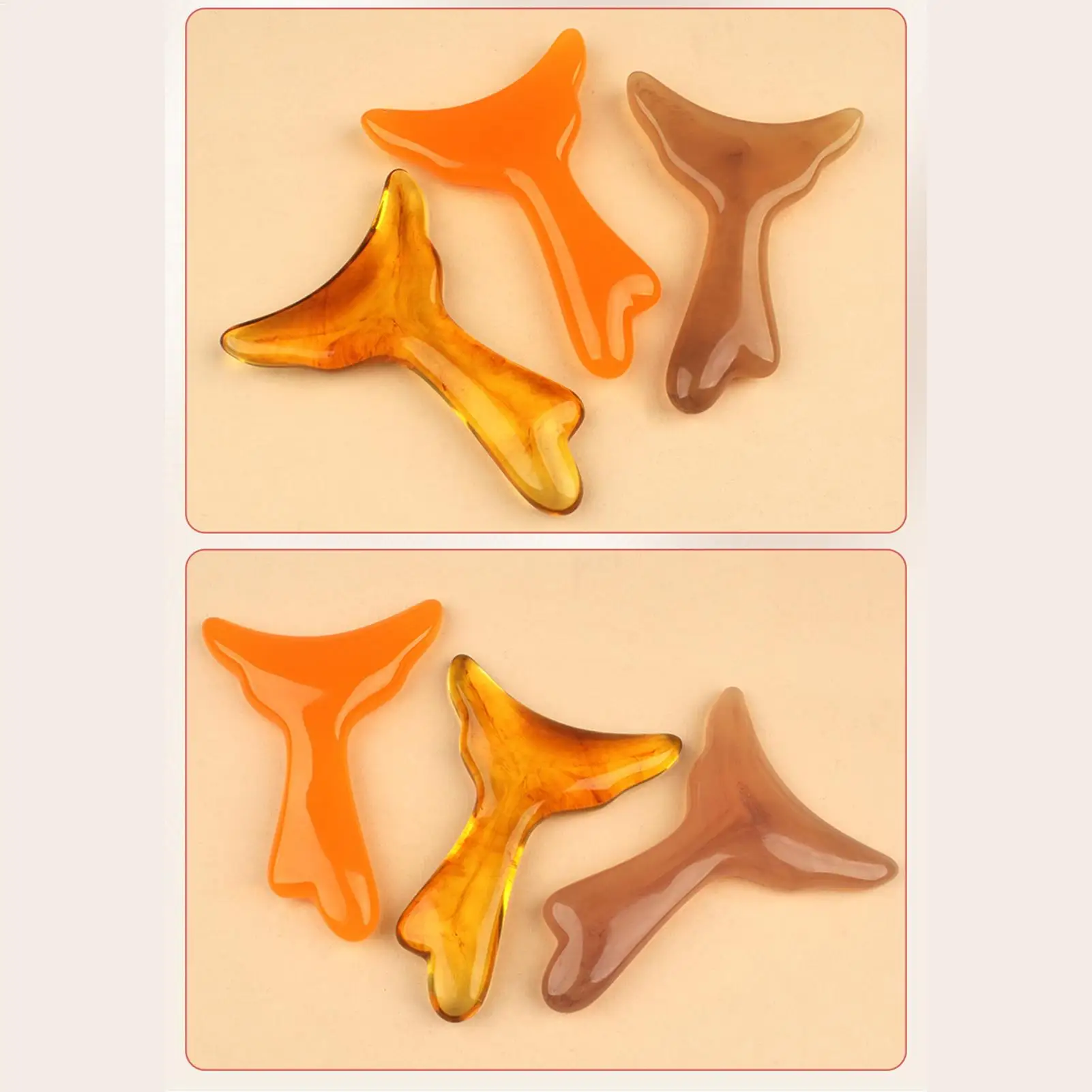 Face Massage Tool face Skin scraping Lifting Massage tool  face Lifting Contouring Board Resin Ergonomic Fascia Massage Tool