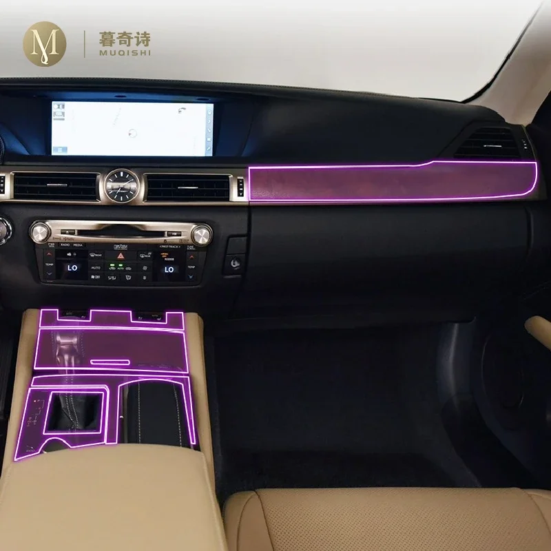 

Для Lexus GS 2012-2023 автомобильная защитная пленка прозрачная автомобильная прозрачная самоклеящаяся защитная пленка из ТПУ для краски пленка для экрана консоли пленка PPF