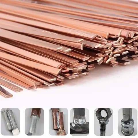 20/10Pcs 저온 쉬운 용융 알루미늄 범용 황동 용접봉 코어 드 와이어로드 솔더 필요 없음 솔더 파우더 용접 바