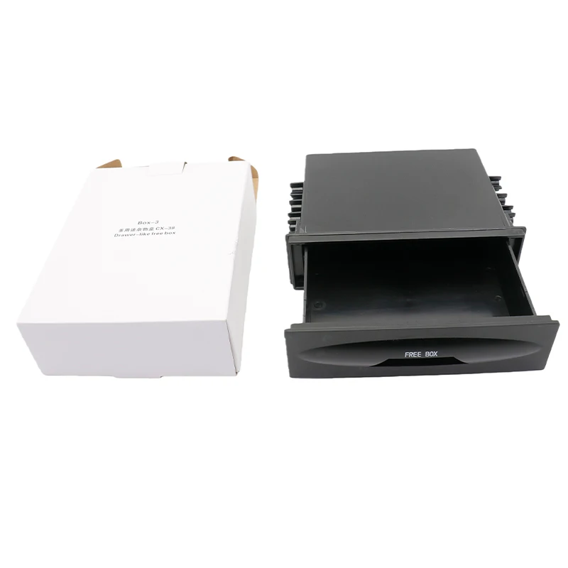 Car Drawer Storage Box for Vehicle Interior - Free Box for Organizing Small Items in Dashboard or Console