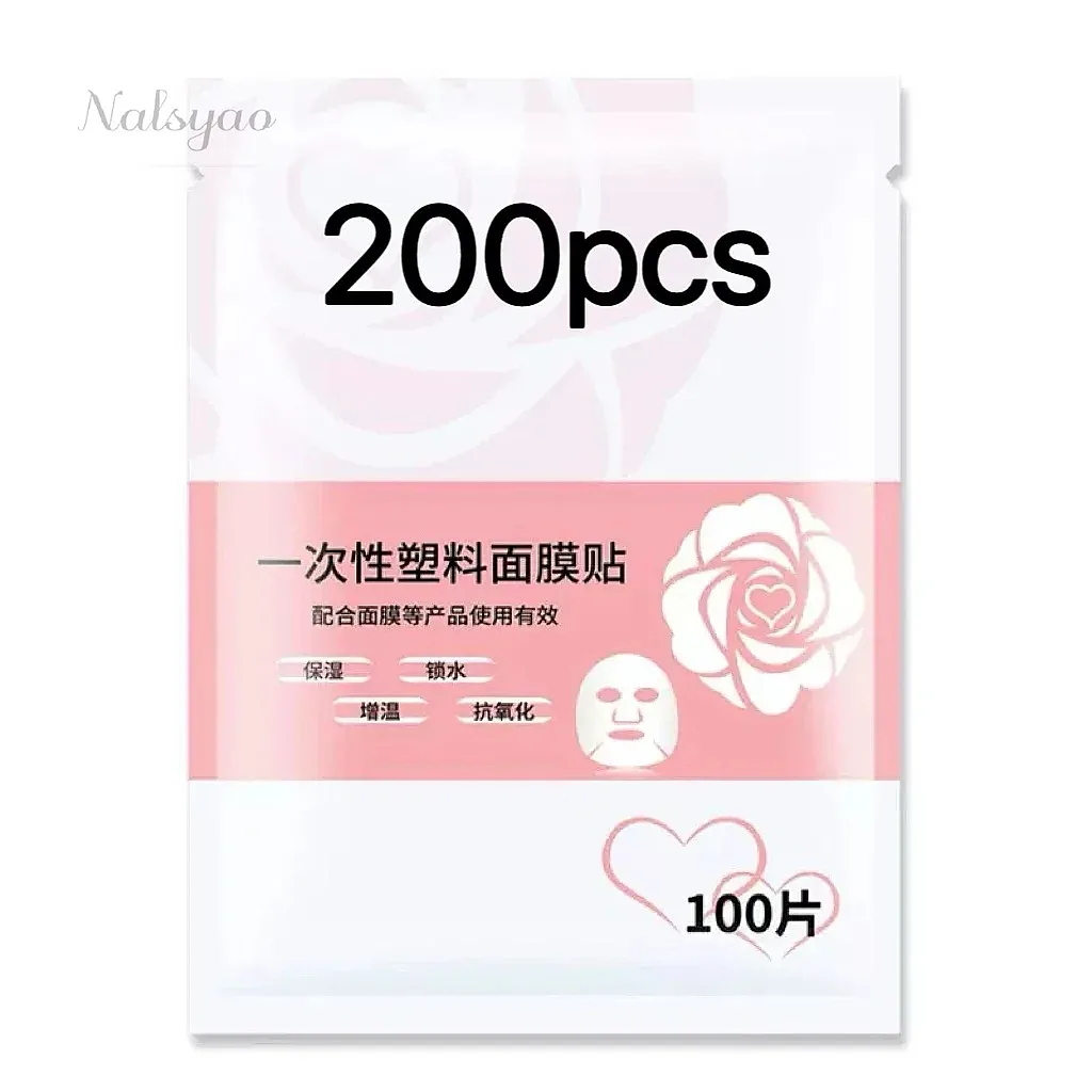 100pcs Unscented Facial Mask - Hydrating Moisture Retentive Paper Sheets, Disposable DIY Film Wrap for Skin Care Softening