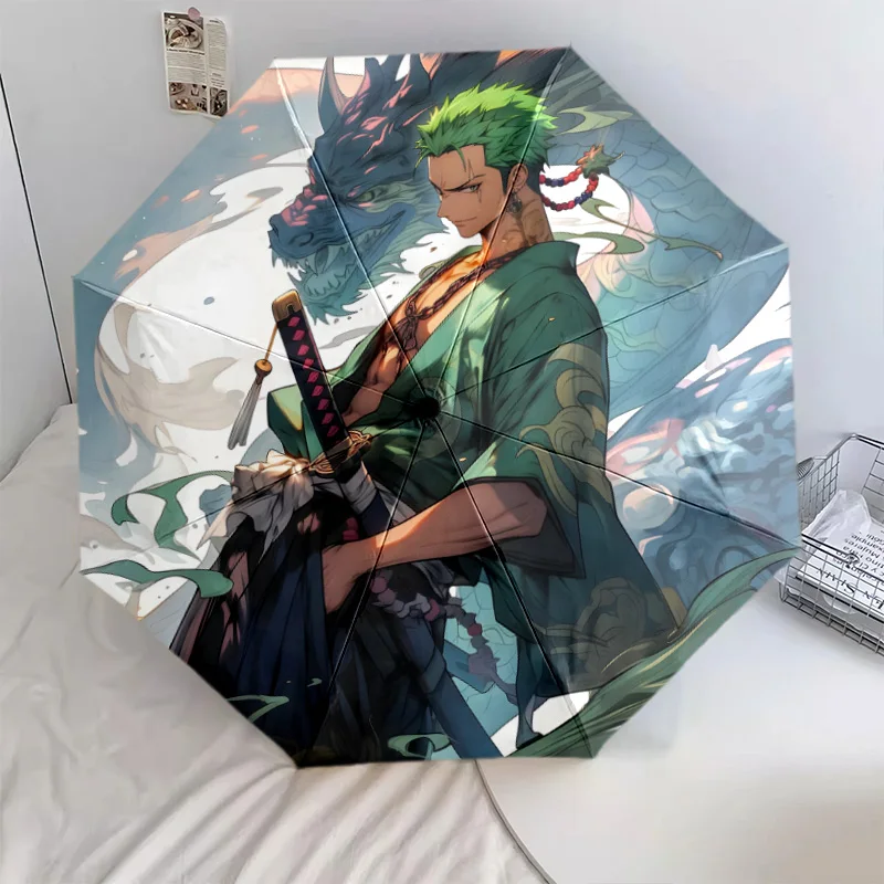 one-piece-zoro-luffy-8-bone-automatic-folding-umbrella-durable-perfect-gift-for-anime-enthusiasts