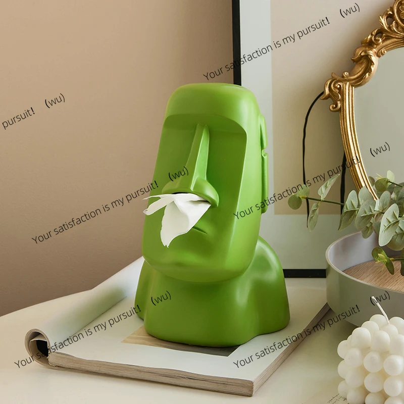 

Light luxury tissue box, living room decoration ornament, paper box, coffee table, dining table, household creative image