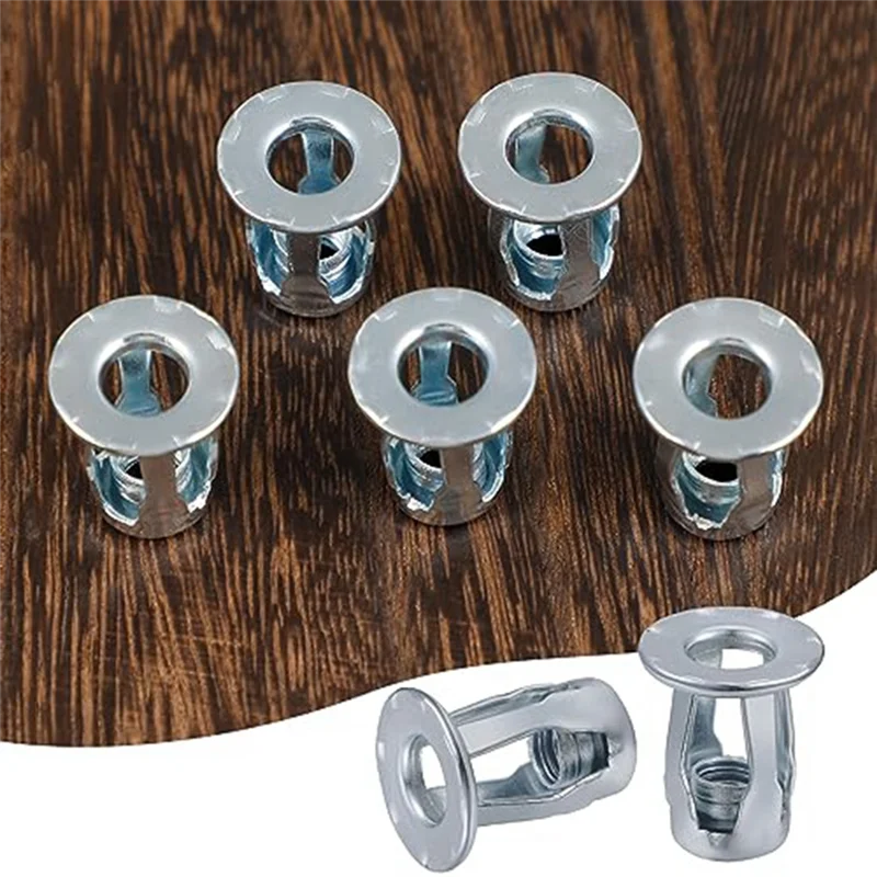 أجزاء الأجهزة 50 قطعة جاك شفة المكسرات القصيرة البتلة المكسرات توسيع المكسرات ل 4X20 البتلة المكسرات جوفاء جدار الحديد الجلد خط سهلة Inst