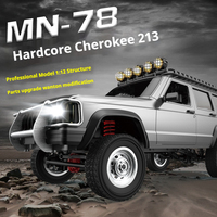 MN78 Cherokee Full-Size 1:12 Four-Wheel Drive 2.4G Long Battery Life Alloy High-Speed Remote Control Car Model Children'S Toys