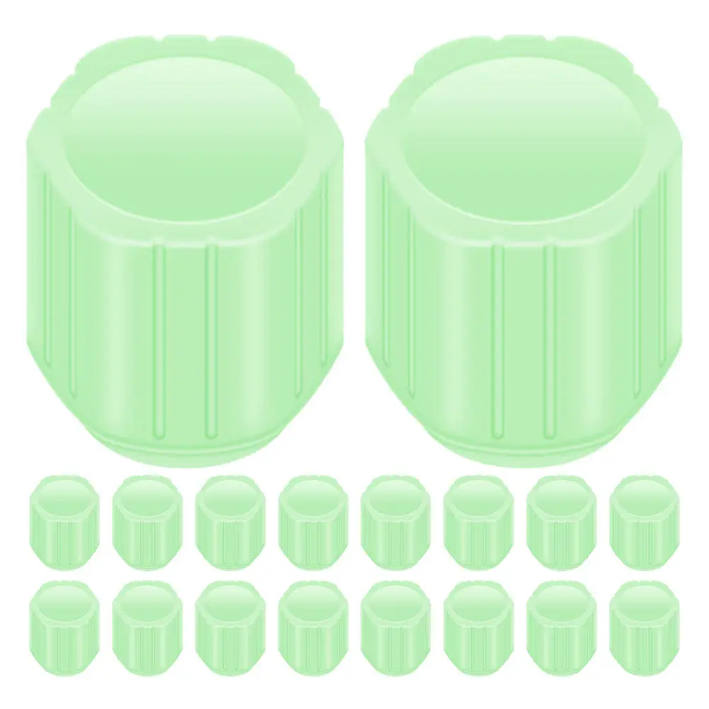 24Pcs Glow in The Dark Tire Valve Caps Car Tyre Dust Caps Easy Install No Tools Needed for Cars Suvs Trucks Motorcycles Safety