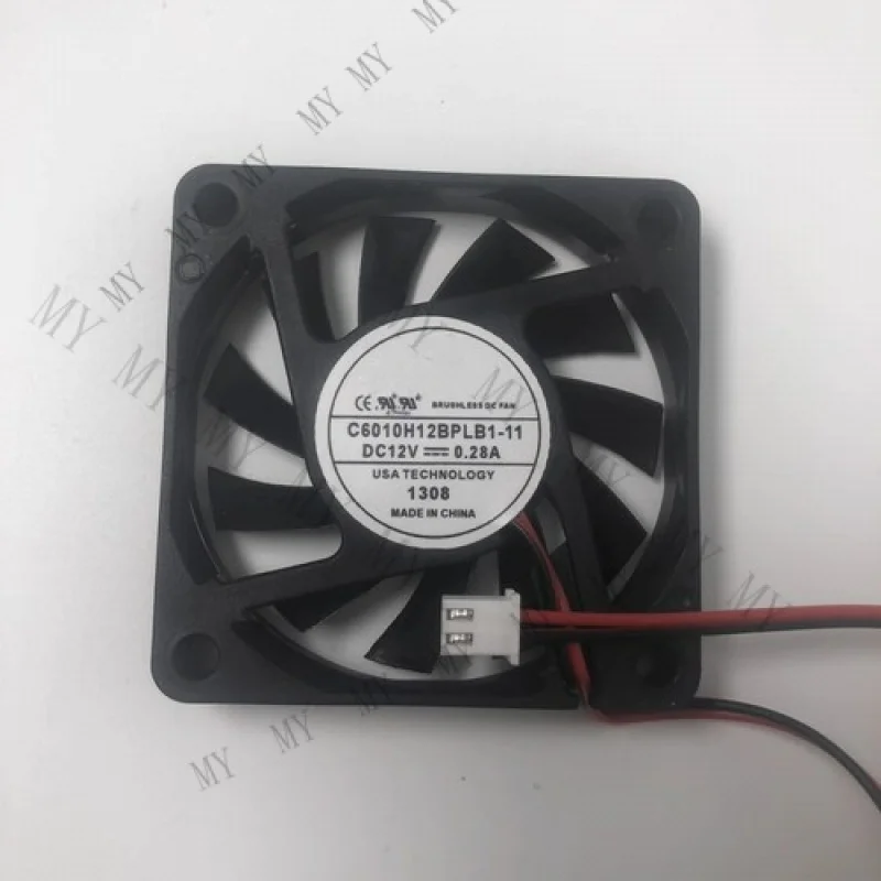 

TT for PELKO MOTORS C6010H12BPLB1-11 DC12V 0.28A 6CM Cooling Fan
