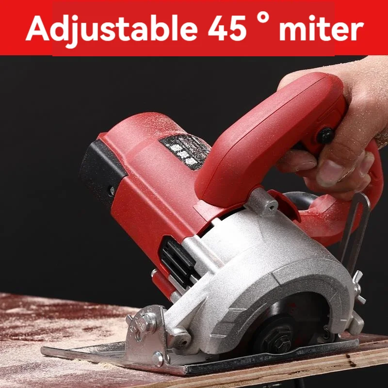 Circular Saw 130000 RPM Cutting Angle Adjustable with Blade Woodworking Portable Electric Saws 