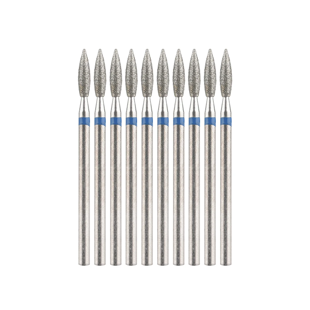10Pcs Diamant Fräser Für Maniküre Elektrische Nagel Bohrer Bits Zubehör Pediküre Maschine Nagel Datei Gel Remover-Tool – Detail 30
