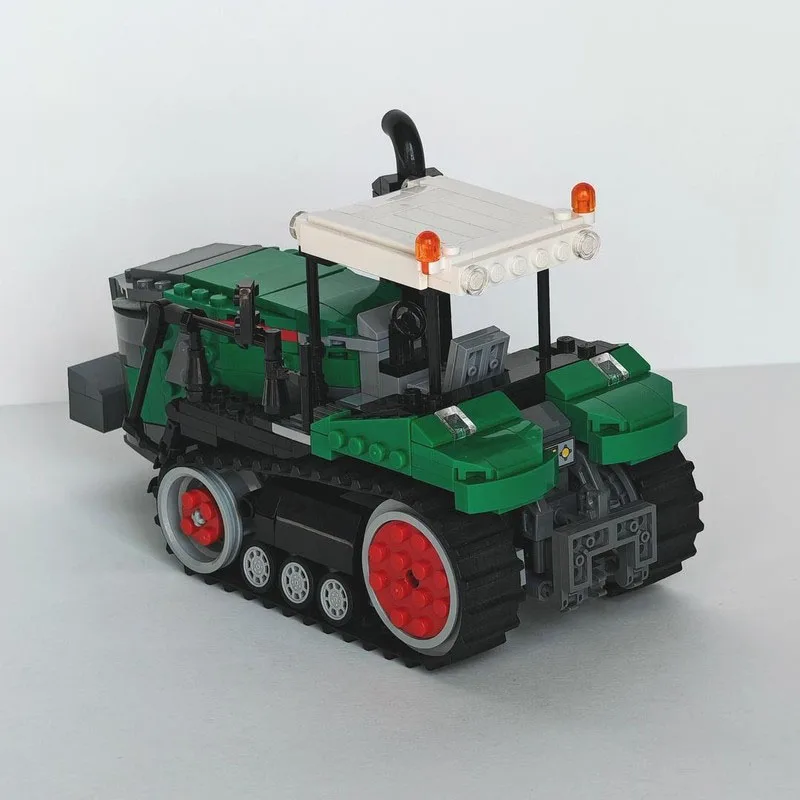 

MOC-223010 маленький грузовой сельскохозяйственный трактор, строительные блоки, модель 513, деталиMOC, креативные строительные блоки для мальчиков и детей на день рождения, игрушки, подарки